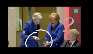 Merkel et May ont bien ri au sommet européen