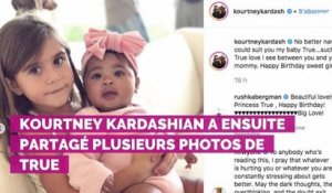 PHOTOS. Le clan Kardashian et Jenner poste des messages trop mignons pour le premier anniversaire de True