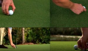 Règles de golf 2019 : Balle déplacée sur le green