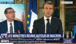 ÉDITO - Emmanuel Macron a évoqué "dans les détails" ses annonces à ses ministres ce dimanche soir