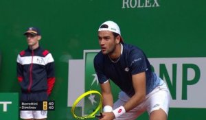 Monte-Carlo - Dimitrov domine Berrettini