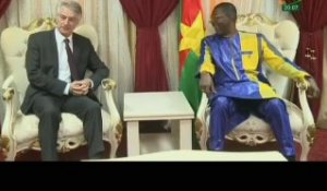 RTB/Audience parlementaire Visite des sénateurs Français  au Burkina Faso