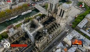 Notre  Dame de Paris défigurée après l'incendie : Les images qui bouleversent le coeur des Français