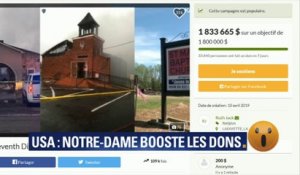 Les dons pour Notre-Dame boostent une cagnotte pour des églises américaines