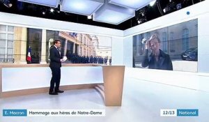 Notre-Dame de Paris : les pompiers reçus par Emmanuel Macron