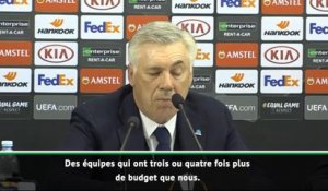 Quarts - Ancelotti : ''On a rivalisé avec des équipes qui ont trois ou quatre fois notre budget''