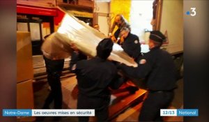 Incendie de Notre-Dame de Paris : les œuvres continuent d'être mises en sécurité