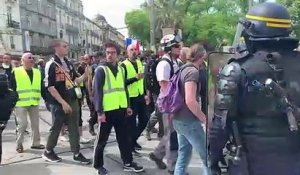 Montpellier: tensions entre "gilets jaunes" et forces de l'ordre