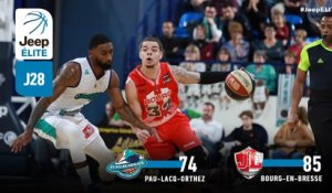 Jeep® ÉLITE : Pau-Lacq-Orthez vs Bourg-en-Bresse (J28)