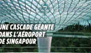 Singapour : l'aéroport Changi abrite la plus grande cascade intérieure du monde