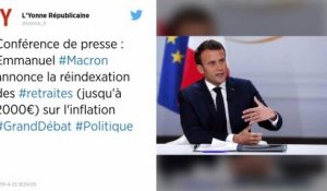Emmanuel Macron annonce la réindexation des « petites retraites » sur l’inflation à partir du 1er janvier 2020