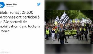 Gilets jaunes : 23 600 manifestants en France, quelques tensions à Strasbourg