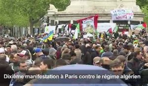 Algérie: dixième dimanche de mobilisation à Paris