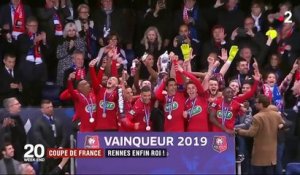 Coupe de France : Rennes célèbre ses héros