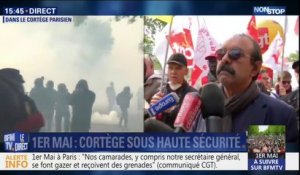 Philippe Martinez (CGT): "La police a chargé la CGT"