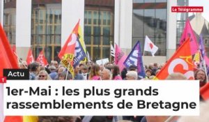 Les plus grands rassemblements du 1er-Mai en Bretagne