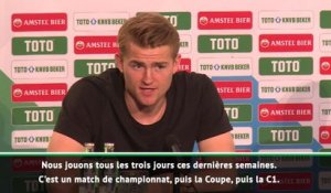 Finale - De Ligt : "Peut-être le premier trophée de notre carrière"