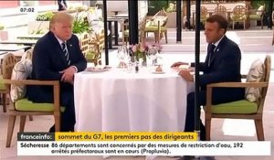Spéciale G7 à Biarritz: Le déjeuner d'hier entre Donald Trump et Emmanuel Macron à l’Hôtel du Palais était-il vraiment "improvisé" ?