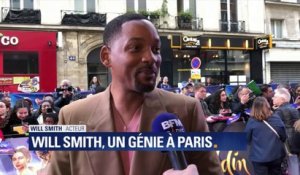 Will Smith était avec ses fans ce mercredi à Paris pour la sortie d'Aladdin