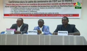 RTB/Conférence dans le cadre du centenaire de l’OIT sur le thème - « Droits des populations en matière de protection sociale au Burkina Faso «