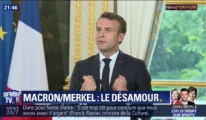 "Je crois à la confrontation féconde." Emmanuel Macron s'exprime sur sa relation avec Angela Merkel