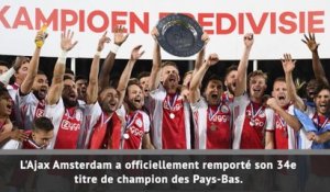 Pays-Bas - L'Ajax valide son titre de champion