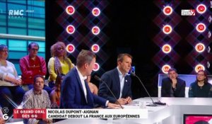 Le Grand Oral de Nicolas Dupont-Aigan, tête de liste "Debout la France" aux élections européennes - 16/05