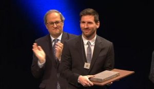 Barcelone - Messi honoré en Catalogne par le prix 'Creu de Sant Jordi'