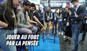 VivaTech : jouer au foot à la force de vos ondes cérébrales