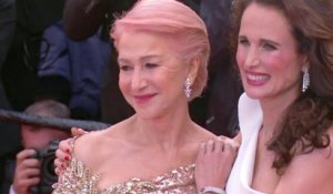 Dame Helen Mirren et Andie McDowell sur les marches - Cannes 2019