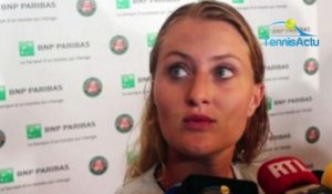 Roland-Garros 2019 - Kristina Mladenovic arrive à Roland-Garros et la Française va bien !
