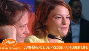 A HIDDEN LIFE - Conference de presse - Cannes 2019 - VF