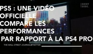 PS5 : une vidéo officielle compare les performances par rapport à la PS4 Pro