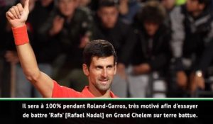 Roland-Garros - Ferrero : "Djokovic sera très motivé pour battre Rafa sur terre"
