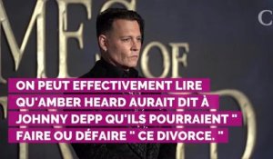 Avant de demander le divorce, Amber Heard a envoyé un SMS très romantique à Johnny Depp