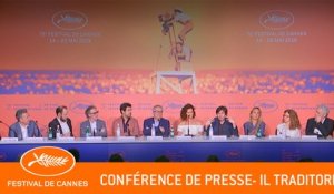 IL TRADITORE - Conference de presse - Cannes 2019 - VF