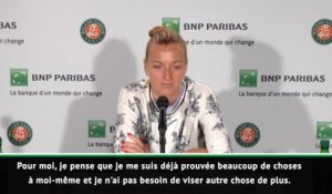Roland-Garros - Kvitova : "Peu importe ce qu'il se passe ici"