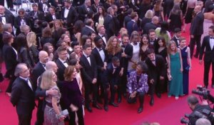 Julie Bertuccelli, Samuel Le Bihan et les membres de l'opération moteur - Cannes 2019