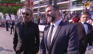 Eric Toledano & Olivier Nakache au micro de Laurent Weil - Cannes 2019