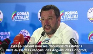 Pour Salvini, "les règles de l'Europe vont changer"