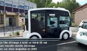 A Orange dans le Vaucluse, une navette électrique en test pour rejoindre un parking-relais