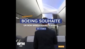 Ce mercredi, c'est l'anniversaire d'Airbus et Boeing n'a pas manqué de lui souhaiter, dans une vidéo étonnante