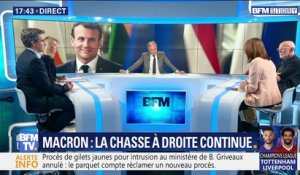 Emmanuel Macron: La chasse à droite continue