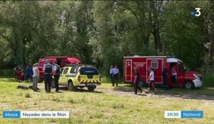 Bas-Rhin : trois morts, dont une fillette, dans le chavirement d'un canot sur le Rhin