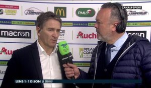 Lens / Dijon : La réaction de Philippe Montanier