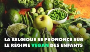 La Belgique contre le régime vegan des enfants