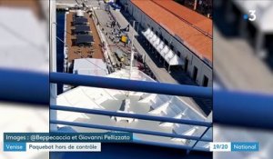 Italie : un paquebot hors de contrôle fait des ravages dans le port de Venise