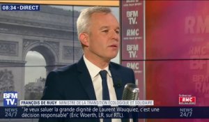 "Quelle est la politique du parti?" François de Rugy réagit à la démission de Laurent Wauquiez des Républicains