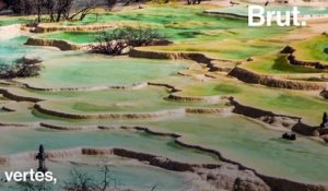 Chine : les piscines naturelles de la vallée de Huanglong