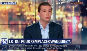 Jordan Bardella sur la démission de Laurent Wauquiez: "Ça me paraissait inévitable"